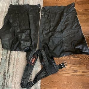 Leather chaps
